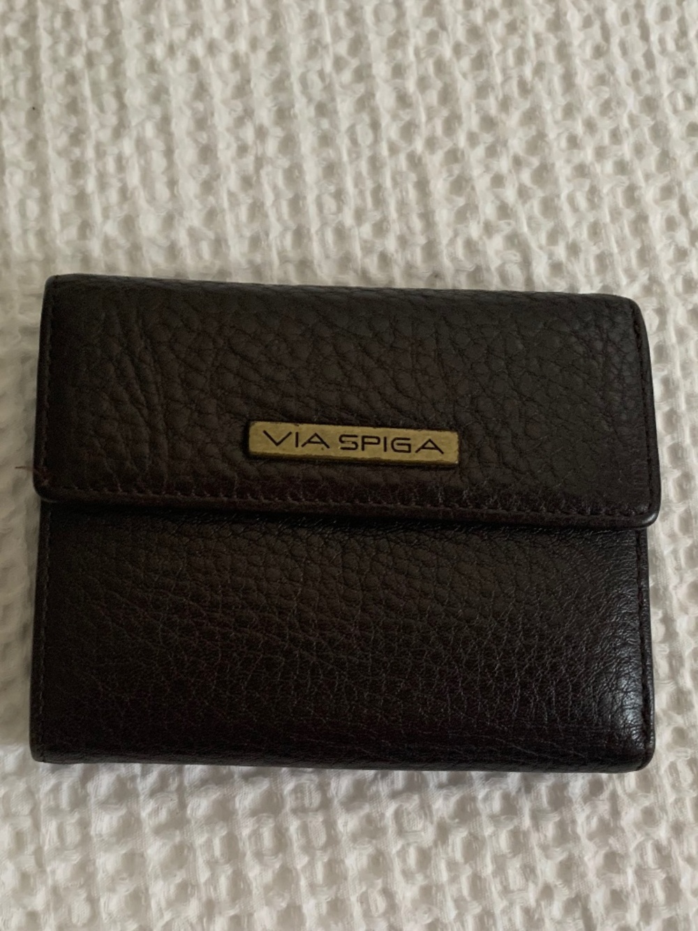 Via Spiga brown leather wallet